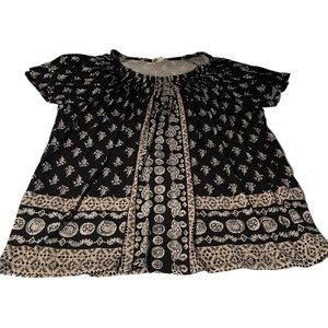 Bohemian Plus Size Blouse